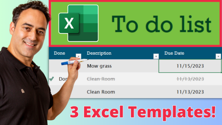 Create To Do List in Excel  3 Examples