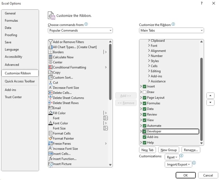 Inserting Check Marks in Excel - 7 Easy Ways! | MyExcelOnline
