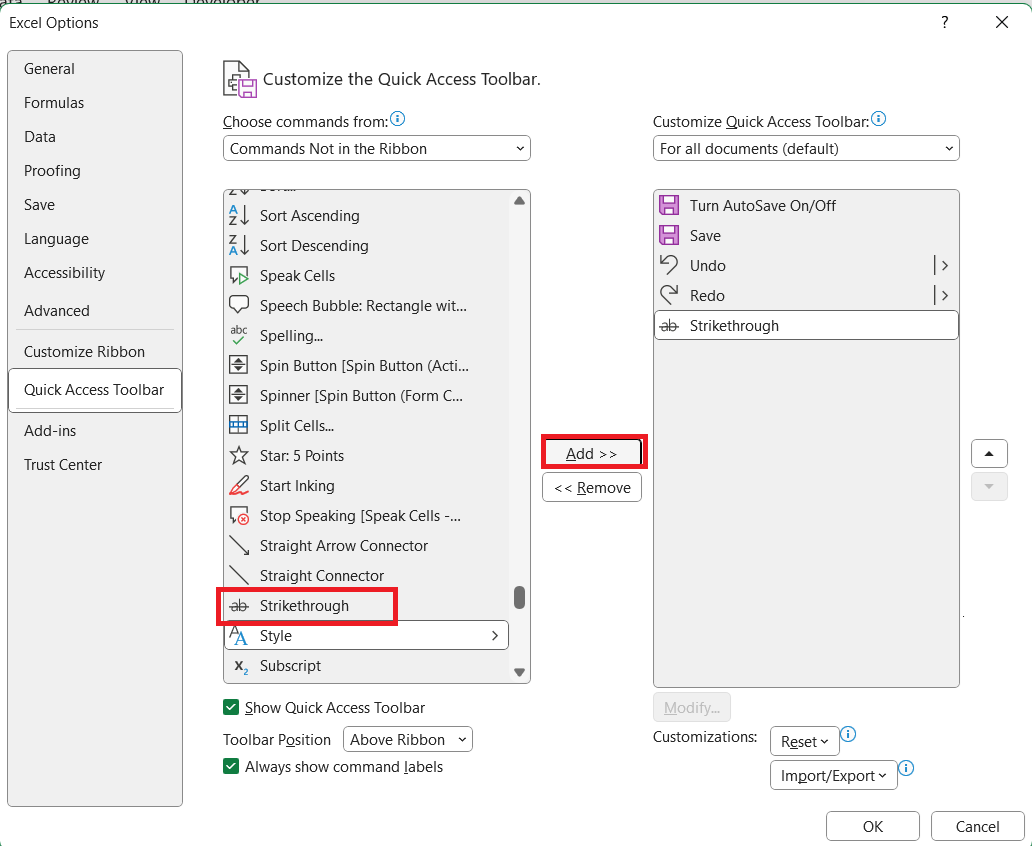 How to Apply Strikethrough in Excel - 3 Easy Methods | MyExcelOnline