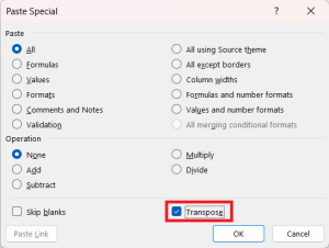 How to Transpose in Excel - 3 Useful Methods | MyExcelOnline