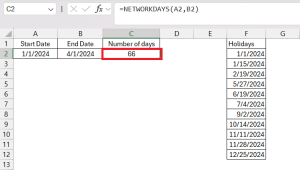 How to Calculate Workdays in Excel - 3 Useful Formulas | MyExcelOnline