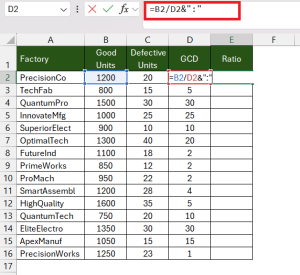How to Calculate Ratio in Excel - 4 Useful Methods | MyExcelOnline