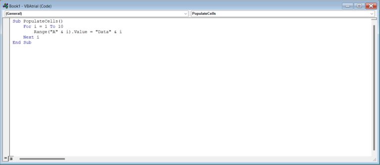 VBA For Loops in Excel: Your Step-by-Step Guide | MyExcelOnline