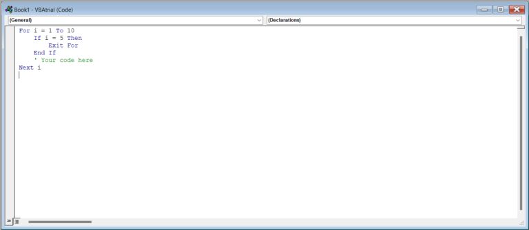 VBA For Loops in Excel: Your Step-by-Step Guide | MyExcelOnline