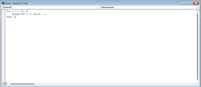 VBA For Loops in Excel: Your Step-by-Step Guide | MyExcelOnline