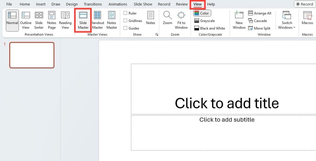 Add a Picture Placeholder in PowerPoint