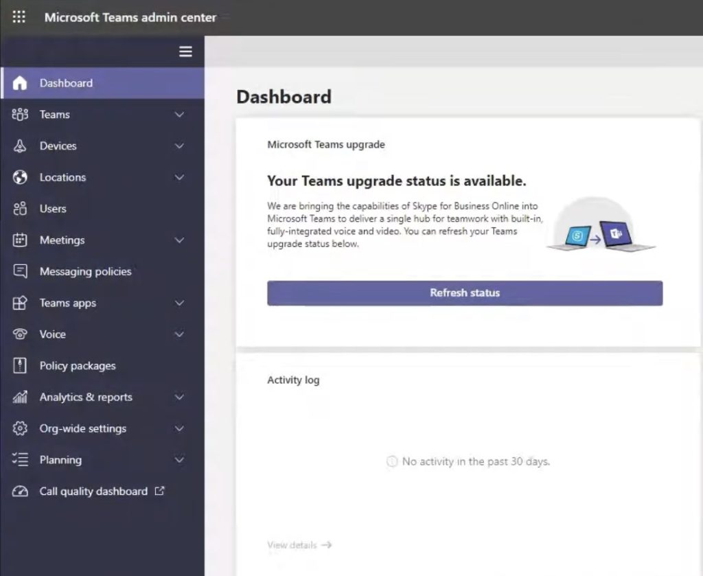 Microsoft Teams Admin Center