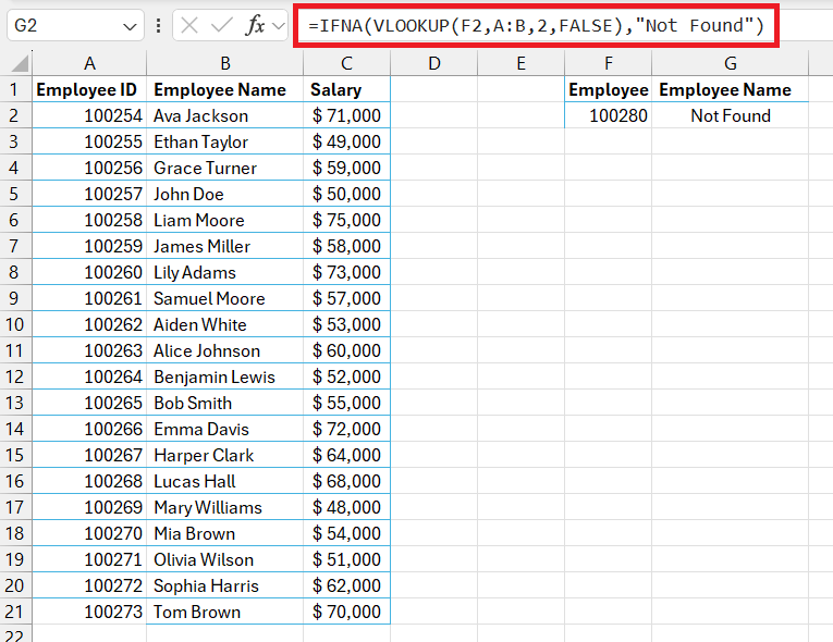 excel isna function