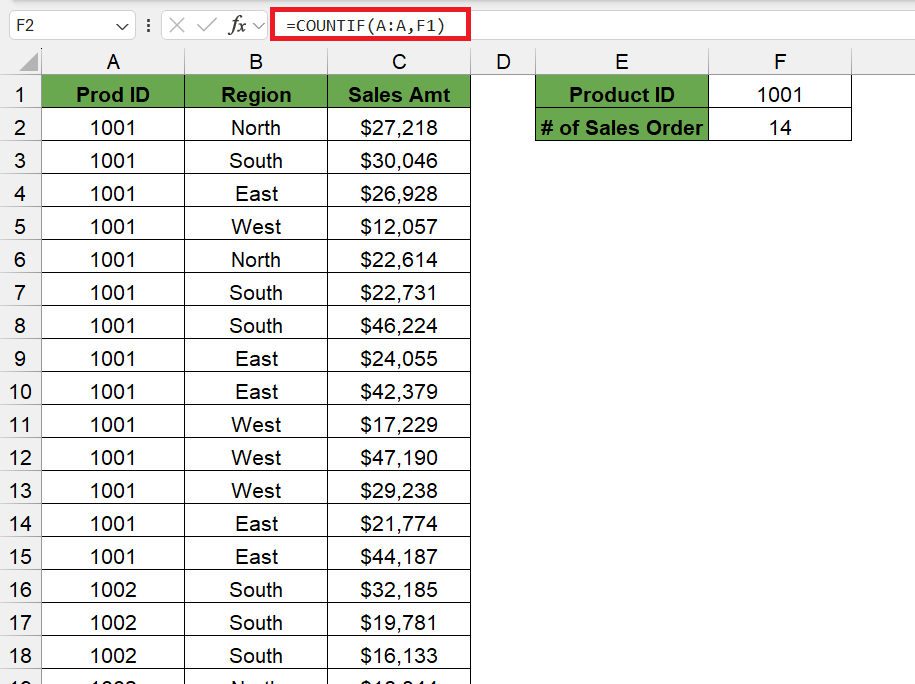 cheat sheet in excel