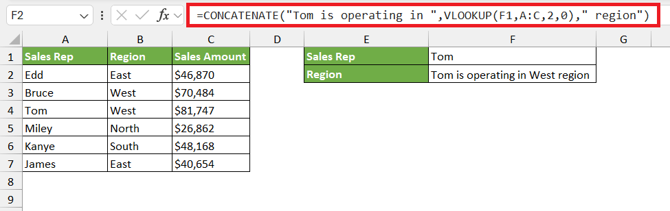 lookup row in excel