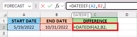 Dates Between