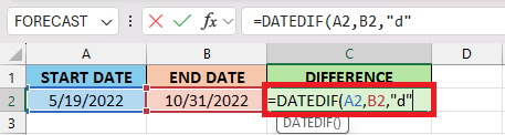 Dates Between