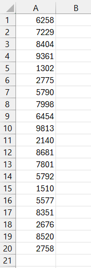 random number in excel