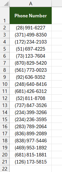 phone number generator