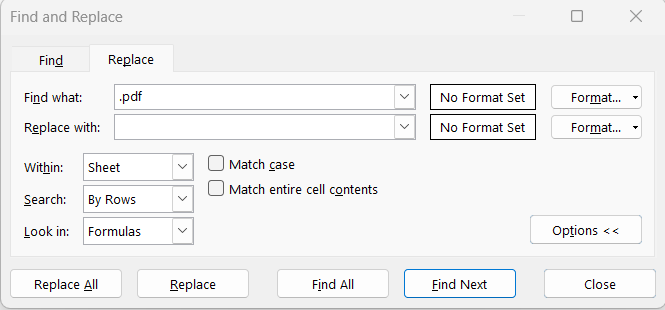 Remove Character from String