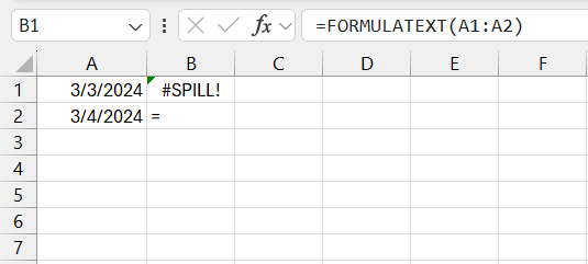 formulatext function in excel