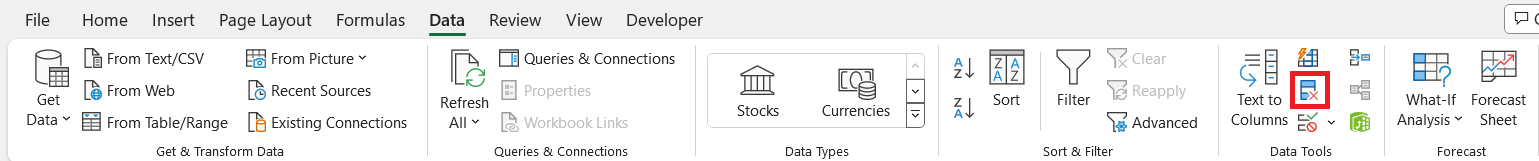 Duplicates in Excel