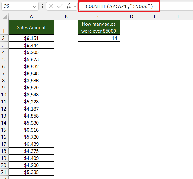 COUNTIF with Multiple Criteria