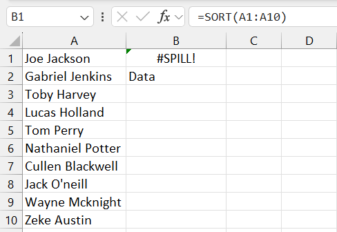 Ascending in Excel