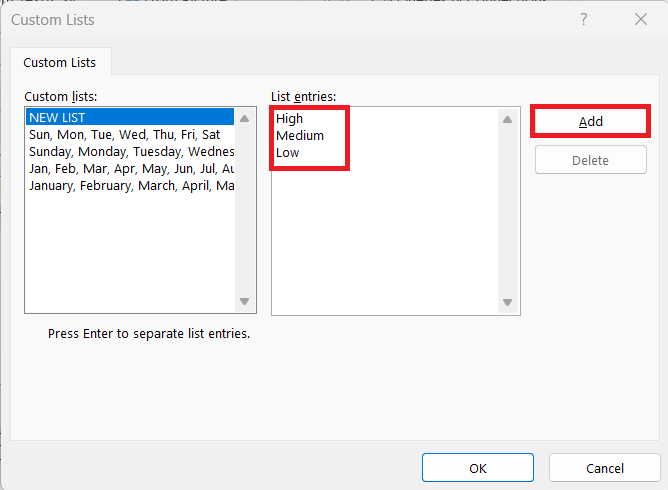 Ascending in Excel