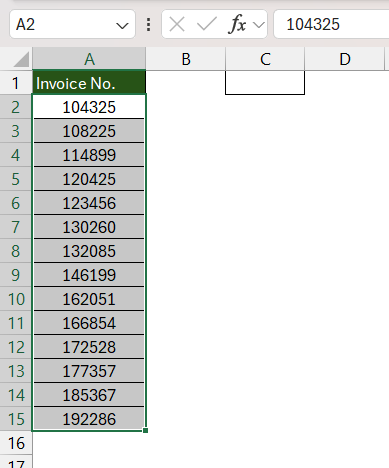 Check Value in Excel