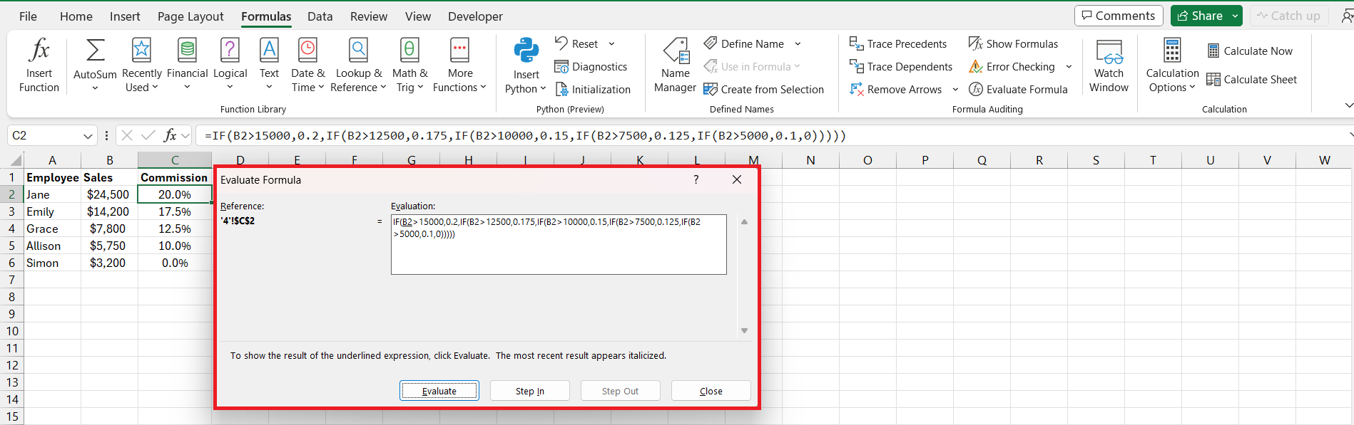 Nested IF Statement