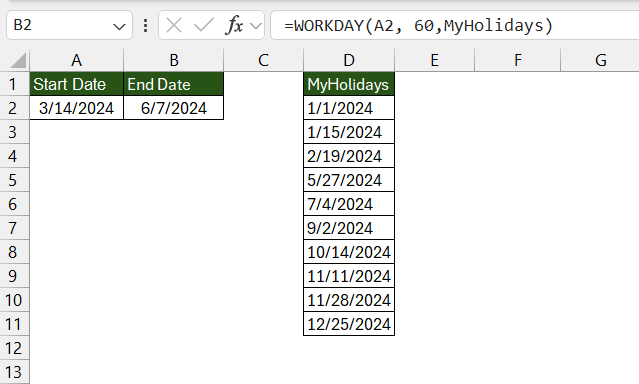 add and subtract dates