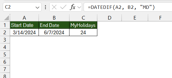 add and subtract dates