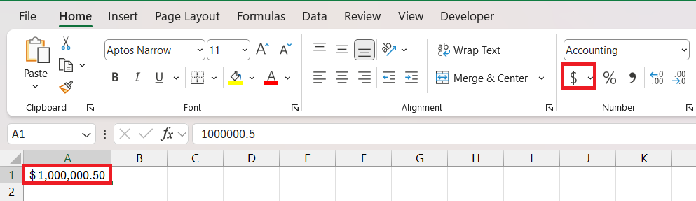 Custom Number Format