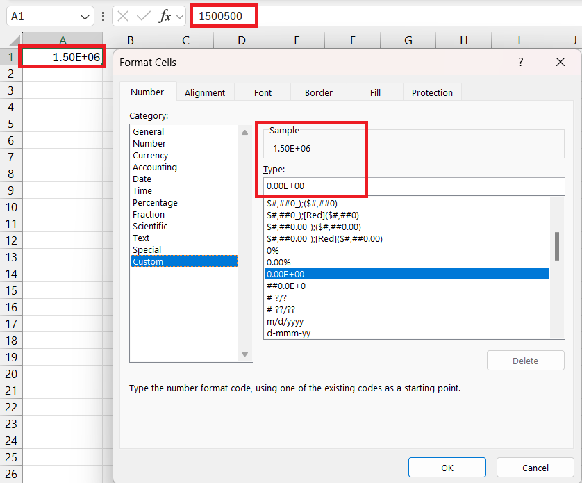 Custom Number Format