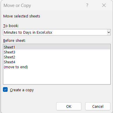 copy workbook in excel