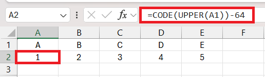 Convert Alphabet to Number