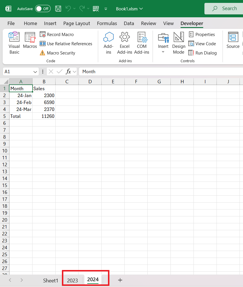 Merge Multiple Excel Files