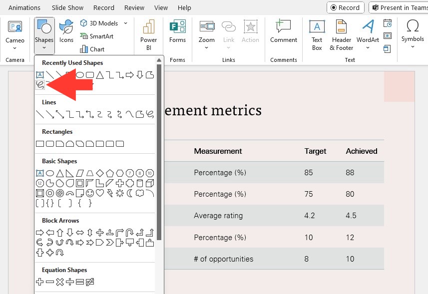 Circle key points in Powerpoint