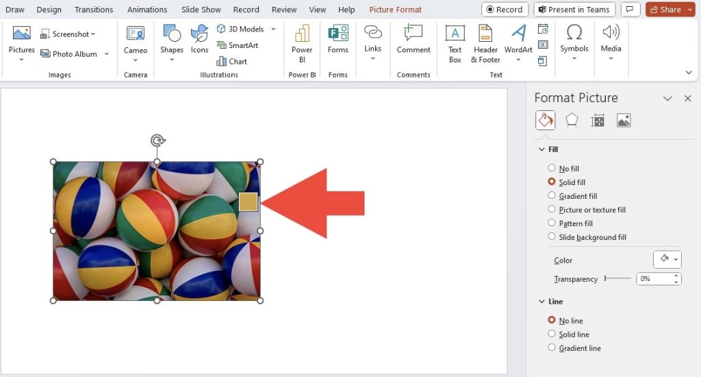 Color codes in powerpoint