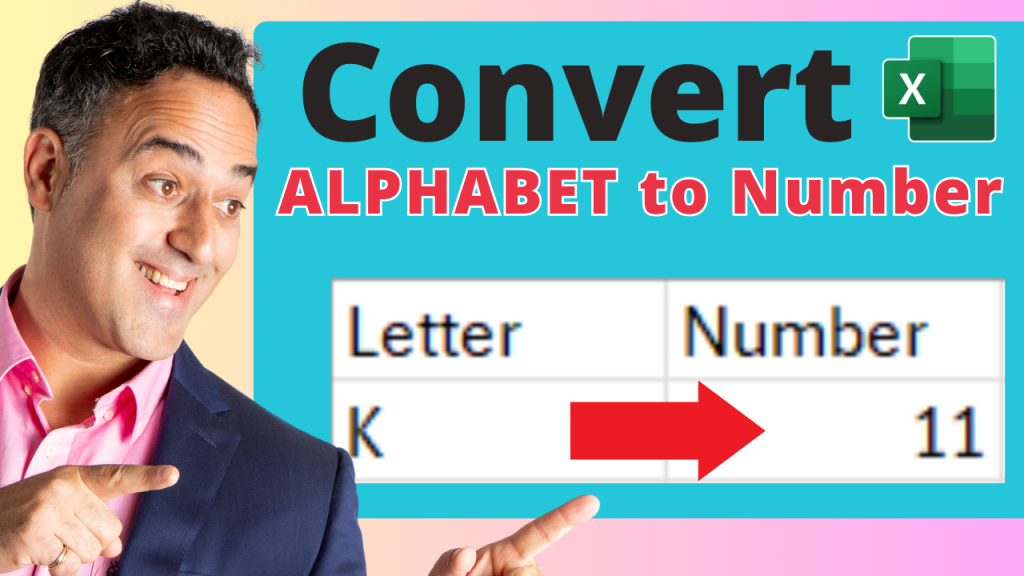 Convert alphabet to number