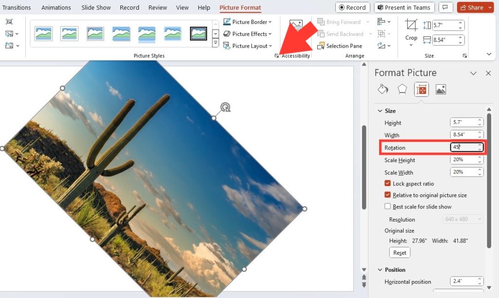 Mirror objects in powerpoint