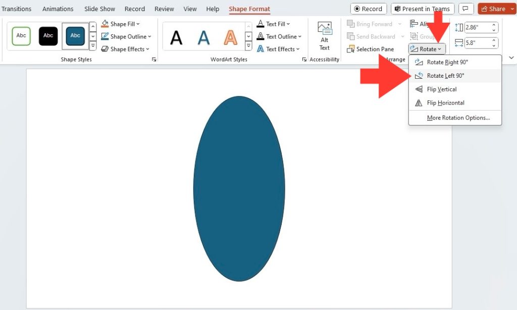 Mirror objects in powerpoint