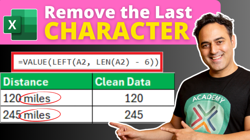 Remove Last Character