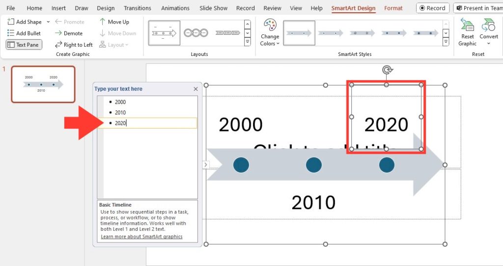 Timelines in powerpoint