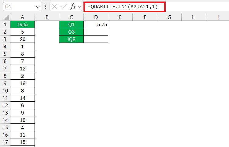 How to Calculate Interquartile Range in Excel Fast | MyExcelOnline