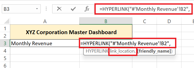 Hyperlink in Excel