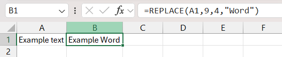 remove text in excel