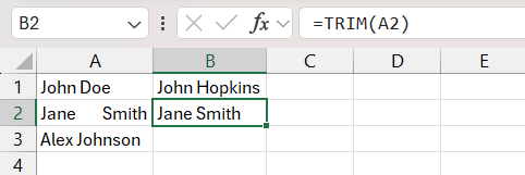 remove text in excel