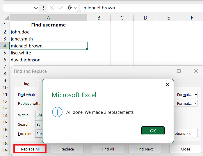 remove text in excel