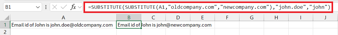 remove text in excel