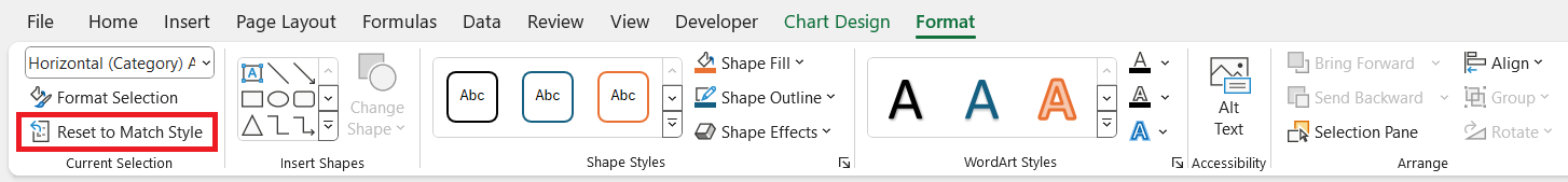 How to add Axis Labels in Excel