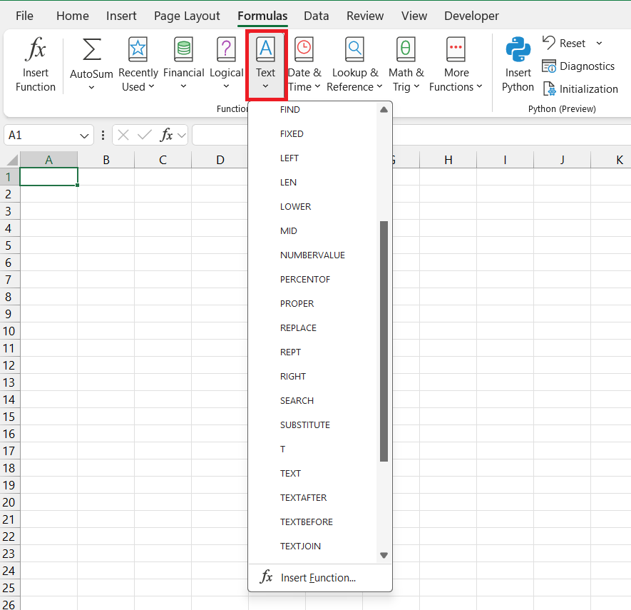 excel capitalize first letter