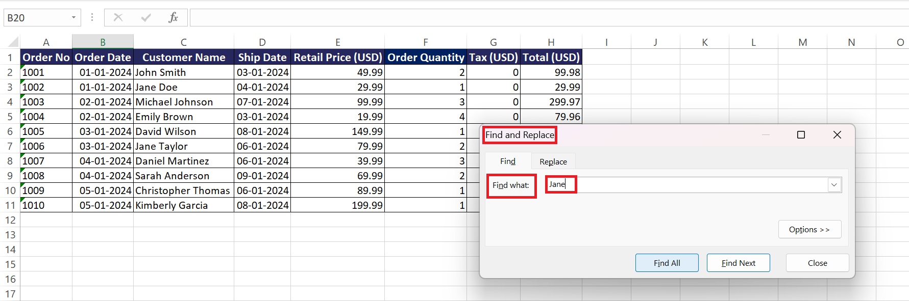 How to Delete Rows in Excel