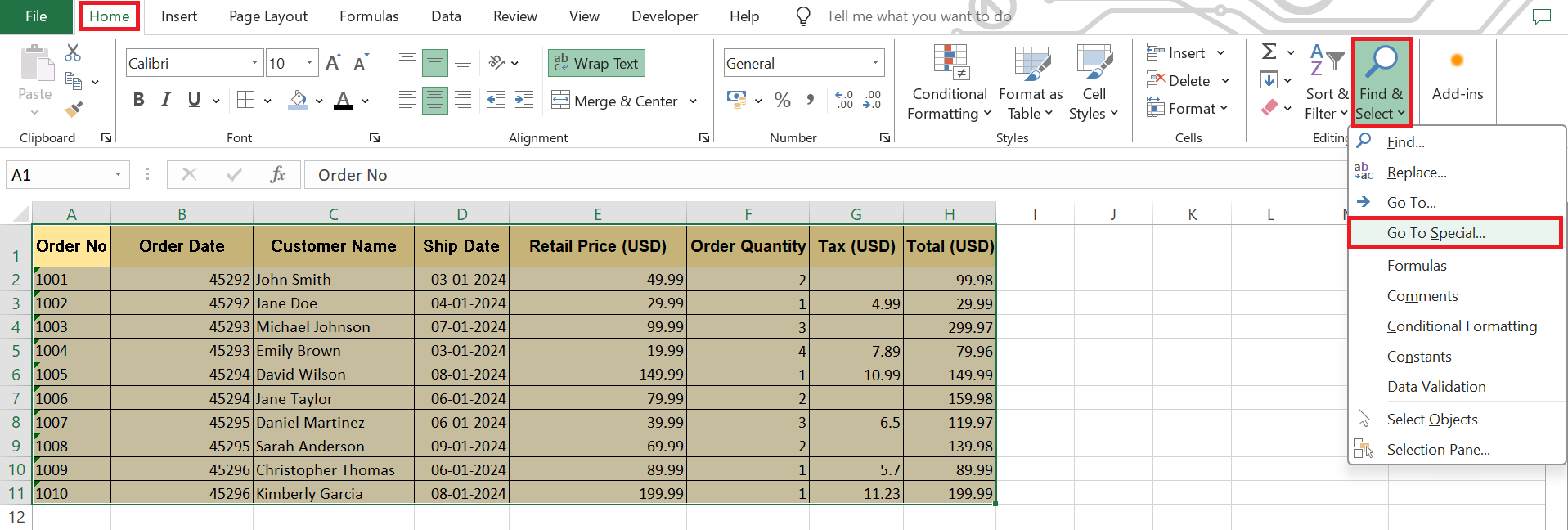 How to Delete Rows in Excel